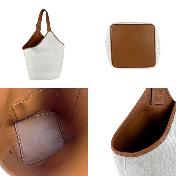 LOEWE Brown Leather Shoulder Bag - Picture 3 of 5